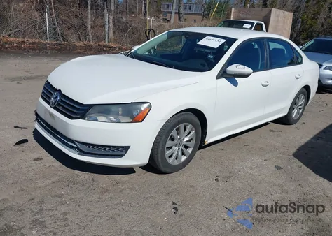 2012 Volkswagen Passat 2.5L S from USA, damaged, VIN 1VWAP7A31CC027919